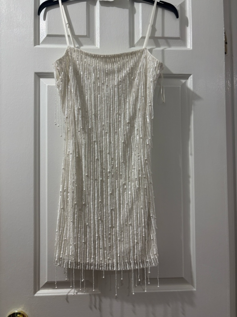 Ramy Brook Beaded Fringe Mini Dress